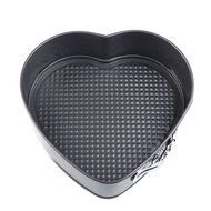 Nonstick Set of 3 Bakeware Springform Cake Pans Tin Mould Mold Round Heart Square Shape N9