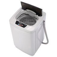 Small Portable Washing Machine Fully Automatic 12 LBS Spin Single Tube Compact N4