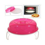 Microwave Oven Stratified Heater Double Layer Heating Plates - Rosy &amp; White N7