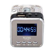 Refresh Your Life Portable Mini Speaker LCD HiFi Music MP3/4 Player Micro SD/TF USB Disk FM Radio N12