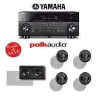 Polk Audio 900-LS 5.0 Vanishing Series In-Wall / In-Ceiling Home Theater System with Yamaha AVENTAGE RX-A760BL... N2