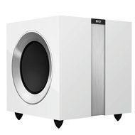KEF R400b Front Firing Powerful Subwoofer - Gloss White (Single) N2