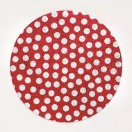 Round Cake Board 10 Red Polka Dot