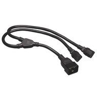 Tripp Lite Heavy-Duty Power Splitter Y Cable 15A, 14AWG (IEC-320-C20 to 2x IEC-320-C13) 2-ft.(P032-002-2C13) N2