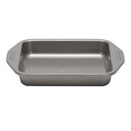 Patisse Carat Square Cake Pan Heavy Duty with Double Non-Stick Coating, Dark Grey Metallic