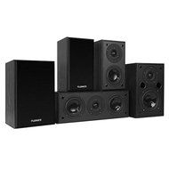 Fluance AV5HTB Dynamic Home Theater Surround Sound 5.0 Channel Speaker System including Powerful Two-way Bookshelf... N3