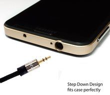 IBRA 3 Feet 3.5mm Auxiliary Audio Jack Cable AUX Cable - Gun N31