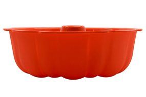Marathon Housewares KW200012OR Premium Silicone Bundt Pans, Orange N5