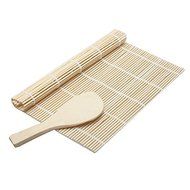 Sushi tools Rolling Roller Bamboo Material Mat Maker DIY and A Rice Paddle