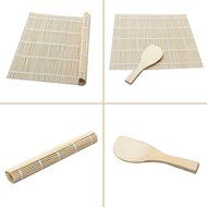 Sushi tools Rolling Roller Bamboo Material Mat Maker DIY and A Rice Paddle N2