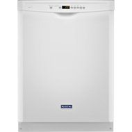24" 50 dBA Control Dishwasher with 4-Blade Finish: White N2