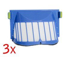 3-Pack AeroVan Filter for iRobot Roomba 550 Series Vacuum Cleaning Robots.