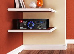 Pyle Home PCAU15A 2 x 15 Watts Mini Power Amplifier with LED Display N16