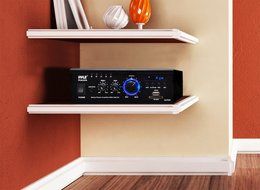 Pyle Home PCAU15A 2 x 15 Watts Mini Power Amplifier with LED Display N18