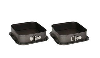 Bakers Secret Non-Stick 10 inch Square Springform Pan Set of 2
