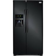 Frigidaire FGHS2631PEGallery 26 Cu. Ft. Black Side-By-Side Refrigerator - Energy Star