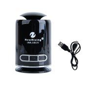 NR-1011 mini bluetooth speaker/TF card/voice call bluetooth speaker -BLACK