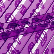 MuLuo Purple Ribbon 26 letters Fondant Lace Ribbon Die Fondant Cake Molds