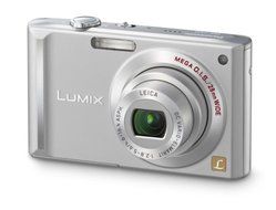 Panasonic Lumix DMC-FX55S 8.1MP Digital Camera with 3.6x Wide Angle MEGA Optical Image Stabilized Zoom (Silver) N6
