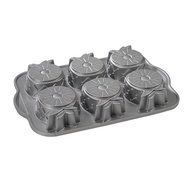 Nordic Ware Bundt Bakeware Cast Aluminum Nonstick Mini Pineapple Upside Down Cake Pan