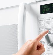 GE PVM9179DFWW Profile 1.7 Cu. Ft. White Over-the-Range Microwave - Convection N8