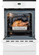 Frigidaire FFGW2425QW 24" 3.3 cu. Ft. Capacity Gas Single Wall Oven with 2 Oven Racks, ADA Compliant, in White N2