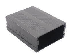 1007635mm[3.92.991.37inch] DIY Black Aluminum Electronic Box Project Enclousure Case for Digital Amplifier and...