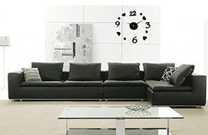Tonsee Foam Art Hanging Pastoral Love Parlor DIY Clock N4