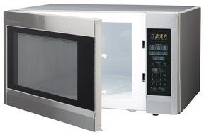 1.8 cu ft 1100W Countertop Microwave Oven, Stainless Steel