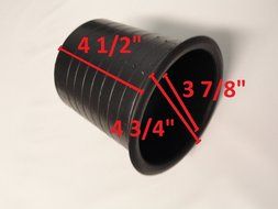 3 Case Pack Kit 4" x 4.5" Subwoofer Speaker Ports with Gorilla Glue
