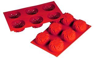 15 Cavity Pyramid Shape Non Stick Silicone Baking Mould, Ideal for Cake, Dessert, Ice Cream, Chocolate, Fondant... N24