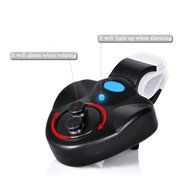 Small MINI Electronic Wireless ABS Fish Bite Alarm Sound Running LED Sensitive Mat indicator banding on the rod... N4