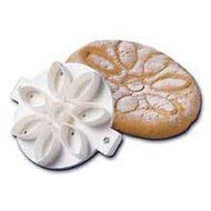 World Cuisine Paderno Daisy Dough Bread Stamp, 5 inch Diameter -- 1 each.