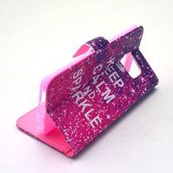 Galaxy S6 Edge Case, Firefish [Kickstand] [Cards Holder] Superb PU Leather Inner Bumper Flexible Slim TPU Magnetic... N36