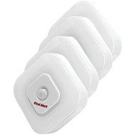New FIRST ALERT SFA265 Indoor Motion Sensor LED Lights, 4 pk