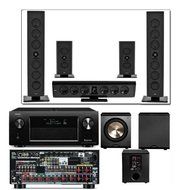 Klipsch Gallery G-28 5.1 Home Theater Sys-BIC Acoustech SUB and Denon AVR-X4000 IN-Command 7.2