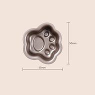 Cake Mold - Yiiho Non Stick Cat Paw Shaped Cake Mold Biscuit Pudding Mold 1 set N3
