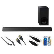 Sony 2.1ch 300 Watt Bluetooth Sound Bar with Wireless Subwoofer (HT-CT380) with Soundbar Bracket, High-Speed HDMI... N2