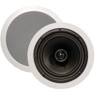 1 - ARCHITECH 6.5", 2-Way Round In-Ceiling Loudspeakers, 50W - 100W per channel, 6.5" poly woofers with butyl... N2