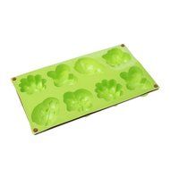 Silikomart Silicone Fancy and Function Bakeware Collection Multi Cake Pan, Fantasy N17