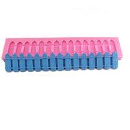 ETHAHE 3D Garden Fence Silicone Fondant Cake Mould Baking Mold
