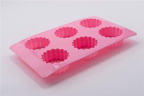 6 Cavity Windmill Shape Cake Chocolate Pudding Jelly Tart Soap Art Craft Resin DIY Mold Heat Resistant N4