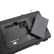 Yosoo Portable Mini Wooden Bass Stereo FM Radio Speaker mp3 player FM remote control desktop stereo speaker audio... N4