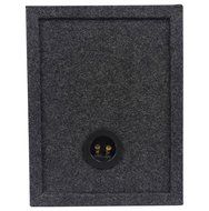 Rockville RSQ12S 0.75 Cu Ft, Single 12" Sealed 3/4" MDF Car Sub Enclosure Box N3