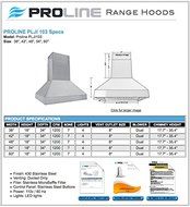 60" 1200 CFM Ducted Island Range Hood N11