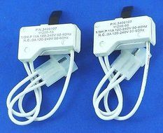 3406107 WHIRLPOOL KENMORE SEARS MAYTAG ROPER DRYER DOOR SWITCH 2 PACK