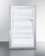 Summit SCR450L7HVADA 20&quot; 4.1 cu. ft. Commercially Approved ADA Compliant All-Refrigerator with Automatic Defrost...