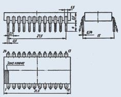 IC / Microchip KR537RU8 analogue TC5516 USSR 10 pcs N3