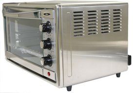 New Oster TSSTTVRB05-NP 6-slice Brushed Stainless Steel Convection Toaster Oven N7