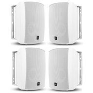 VM Audio 260-Watt White Weather-Resistant Patio Speaker System, 4